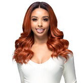 Bobbi Boss Human Hair Blend 13X4 Glueless HD Lace Wig - MBLF406 SAM